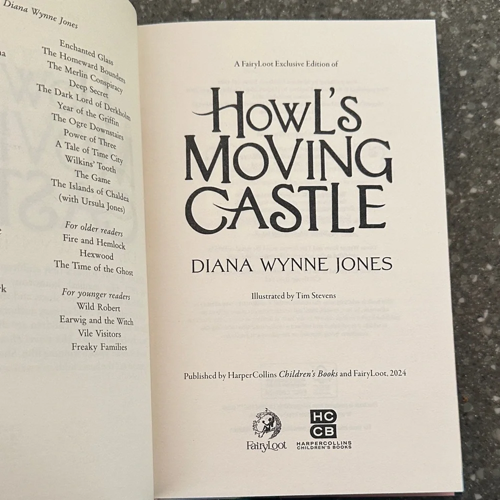 Fairyloot howls moving castle Diana Wynne Jones Fantasy Book Set - Picture 7 of 11